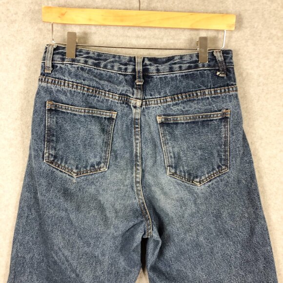 Shein High Waisted Ghost Print Jeans Size Medium - Picture 4 of 7